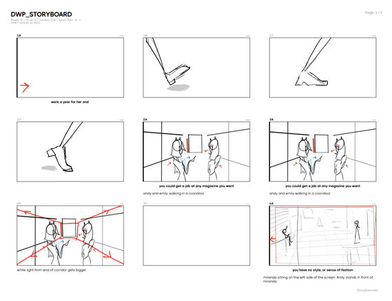 storyboard - page 1
